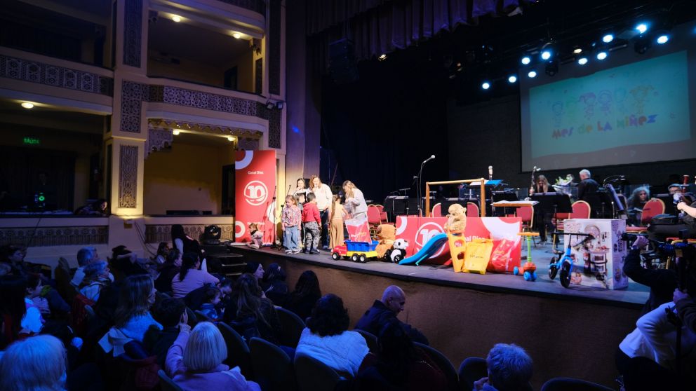Mar del Plata: Canal Diez celebró el Mes de la Niñez con solidaridad y alegría.
