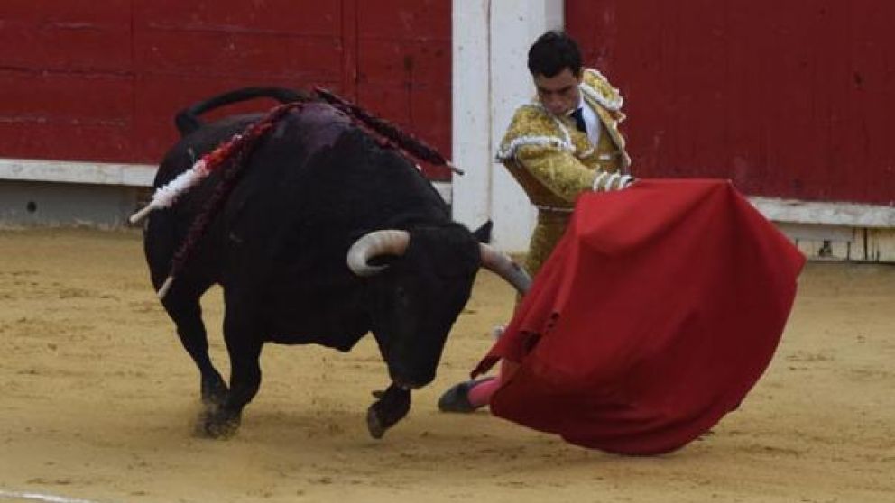 El torero Paco Ureña, tiempo atrás durante una actuación previa al accidente.