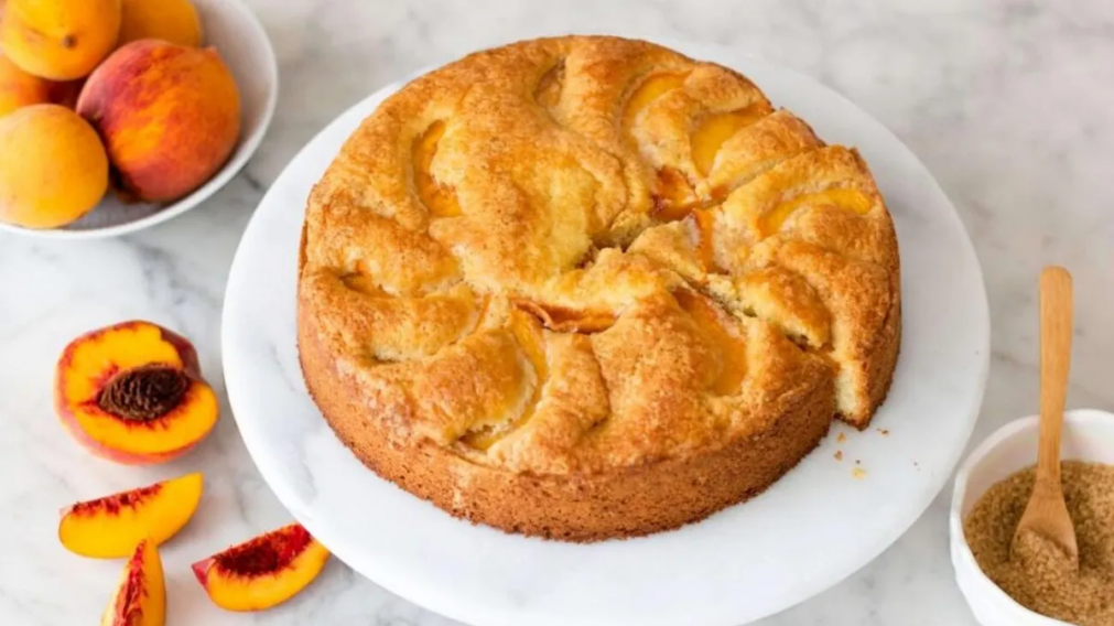 Receta de verano: cómo hacer una torta de durazno fácil, liviana y en pocos pasos