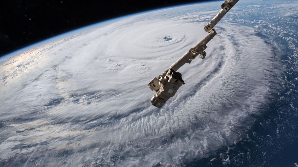Las imágenes desde el espacio fueron tomadas por la NASA. (AFP).