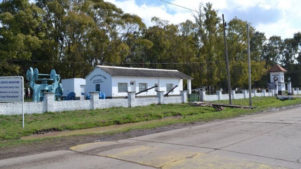 La Base de Apoyo Logístico de la ciudad bonaerense de Pigüé (gentileza Agencia Pigüé).