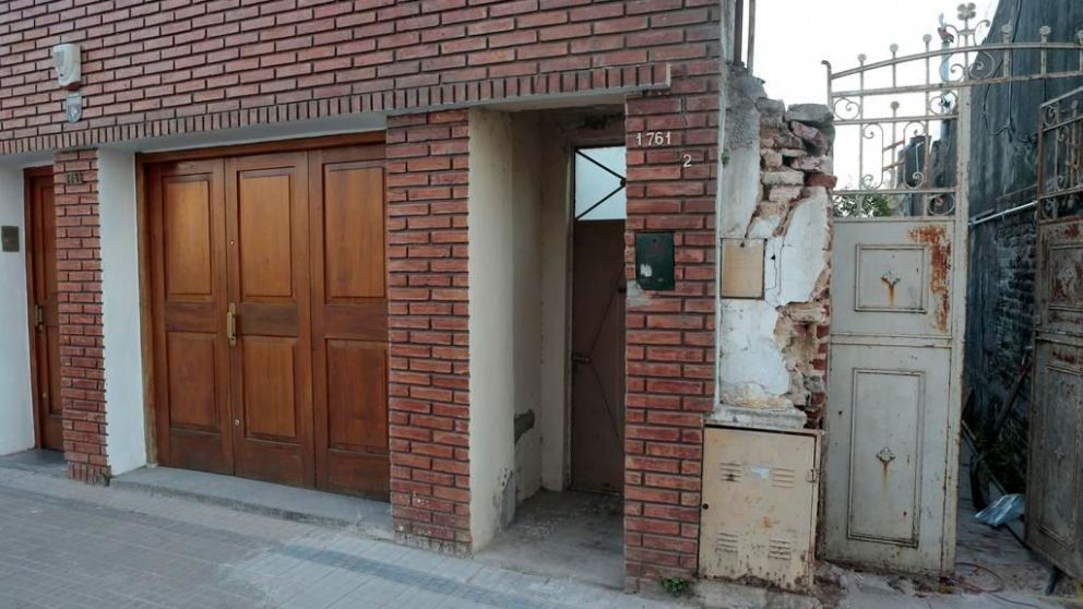 El domicilio donde la anciana fue maniatada y robada (Gentileza El Día)