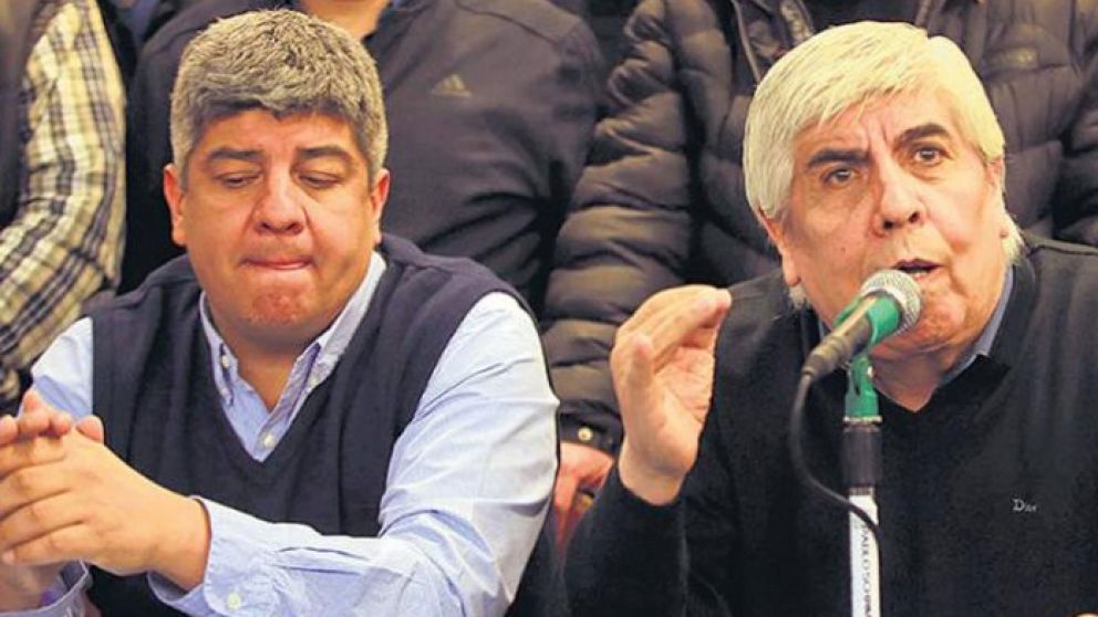 Pablo y Hugo Moyano, referentes del Grupo Lezica. 
