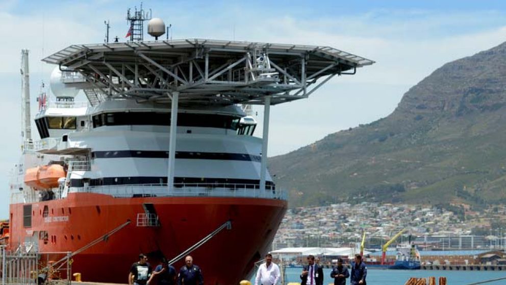 El buque "Seabed Constructor" logró localizar el submarino argentino.