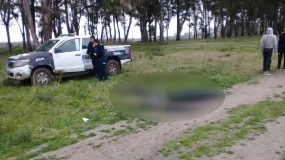 Imágenes escalofriantes del triple crimen.