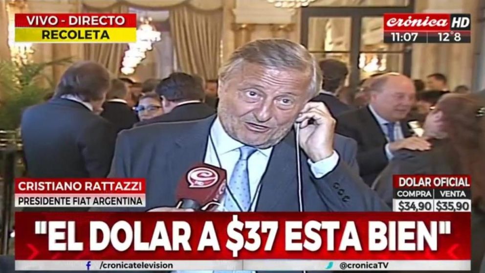 El empresario se refirió al precio del dólar y a las fluctuaciones en el valor de la divisa.