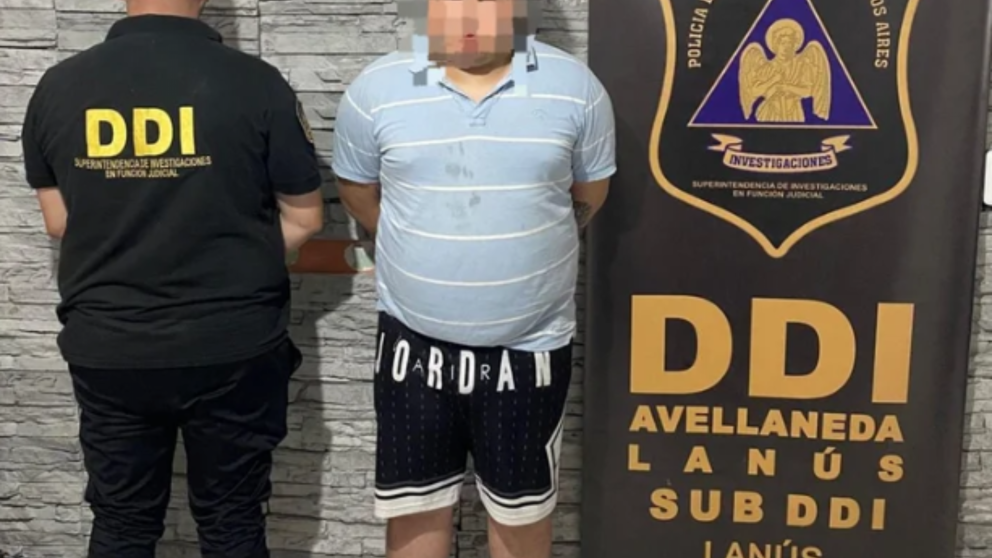 El acusado fue capturado tras operativos realizados en el sur del Gran Buenos Aires.