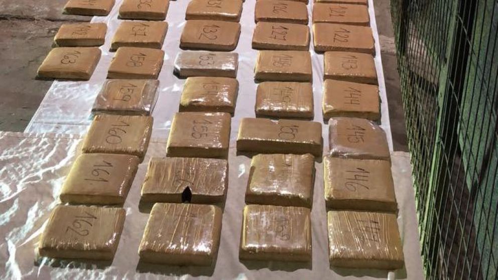 La droga decomisada (Prensa Policía de la Provincia de Buenos Aires).