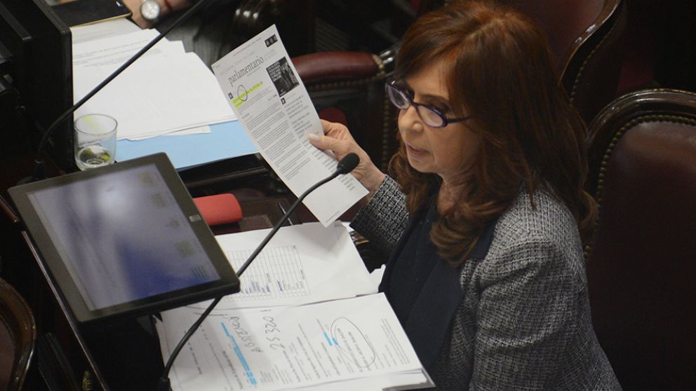 La ex presidenta arremetió contra los "arrepentidos" (Hernan Nersesian/Crónica)