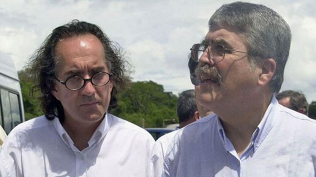 Oscar Thomas junto a ex ministro de Planificación, Julio De Vido.