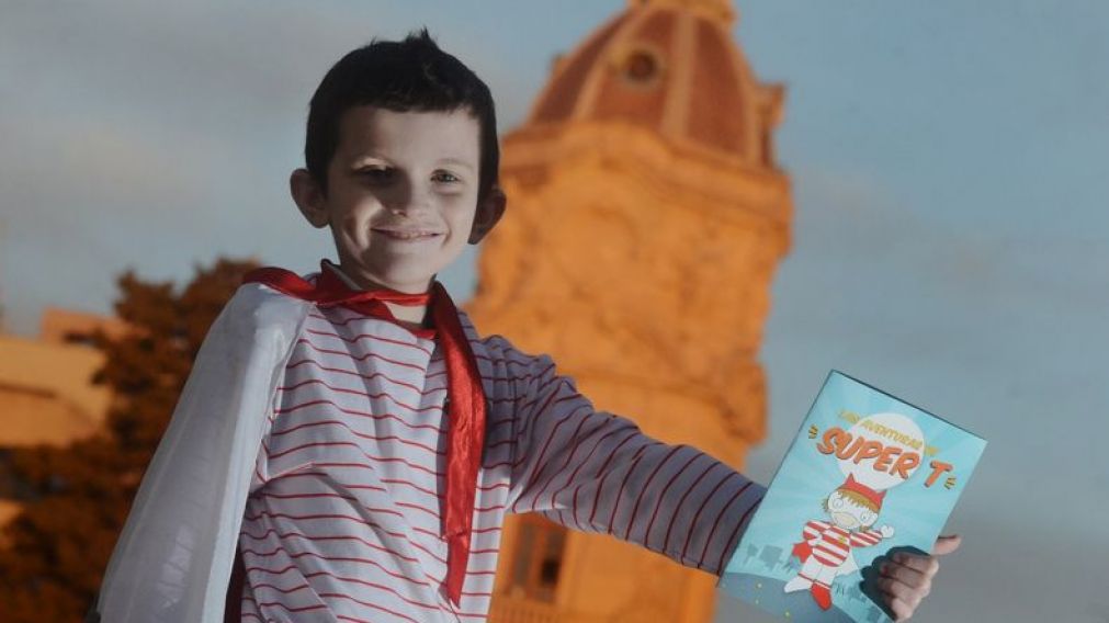 La idea es que el libro le de fuerzas a otros chicos enfermos.