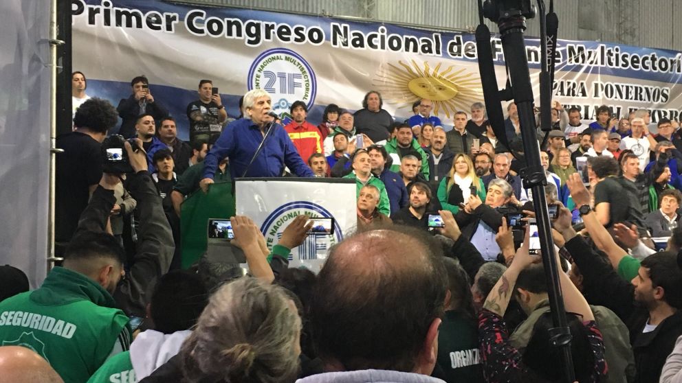 El líder camionero anunció protestas para septiembre.