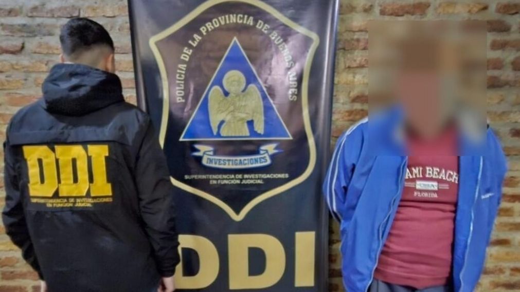 Este es el sujeto, de 55 años, que resultó aprehendido por los investigadores policiales.
