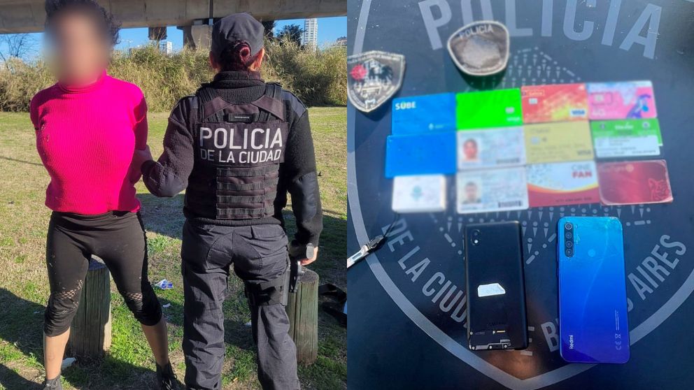 Así detuvieron a la mujer trans en Caballito.