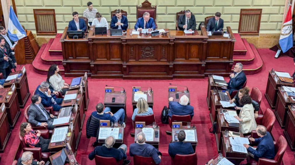 La Convenci�n Constituyente sesion� en la Legislatura santafesina (Gentileza Gobierno de Santa Fe).