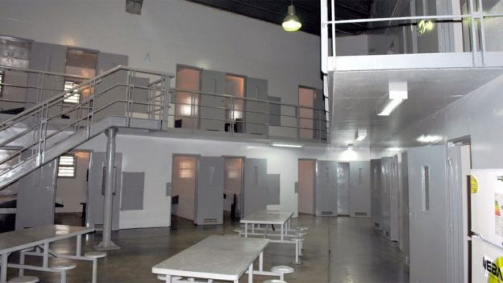 El pabell�n "Vip" de pol�ticos presos en Ezeiza.