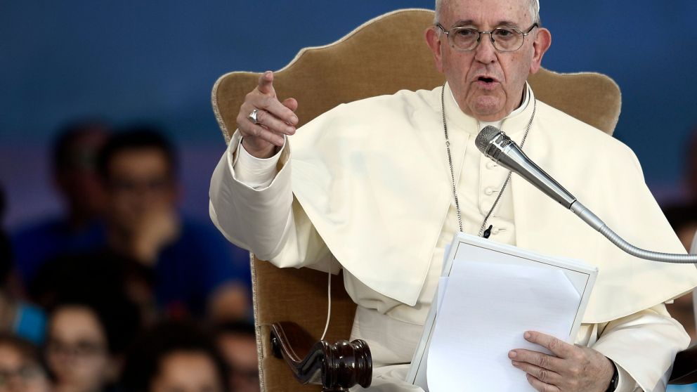 El Papa causó conmoción con su presencia en Roma (Fotos AFP).