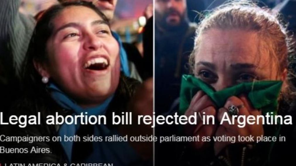 La BBC de Gran Bretaña se hizo eco de la noticia. (Captura).