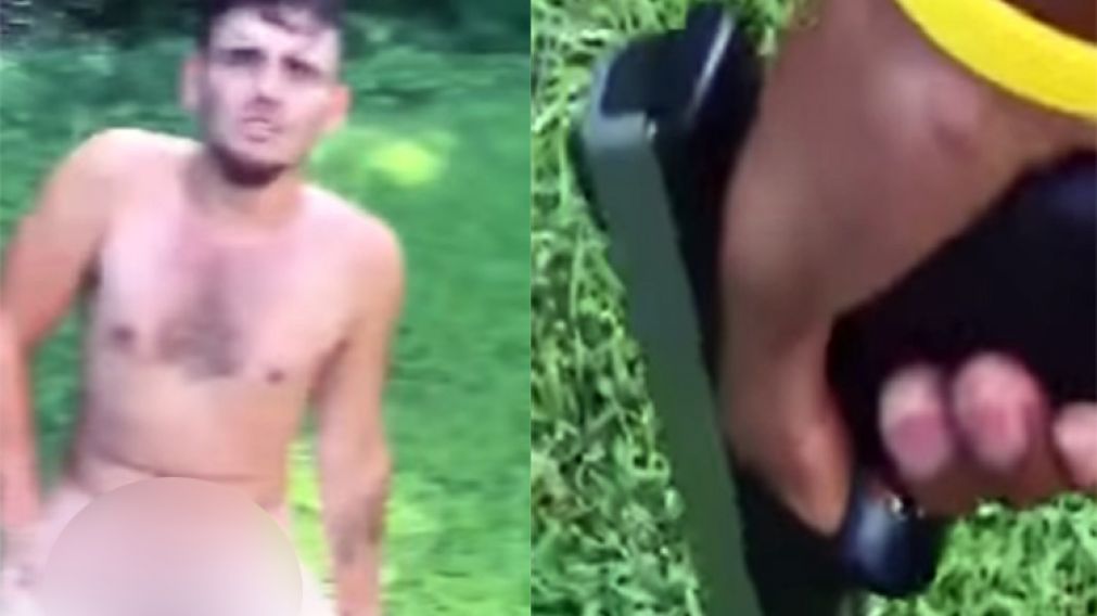 Casi mata a tiros al pervertido que le mostró el pene a sus hijos
