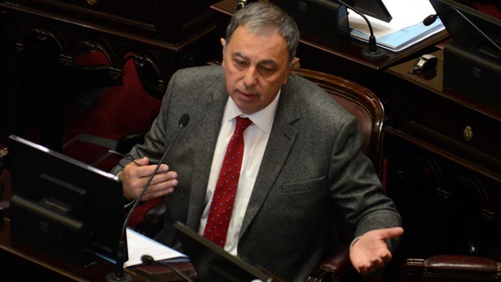 Rodolfo Urtubey, se expresó durante la última sesión del debate sobre el aborto. (Diario Crónica/Hernan Nersesian)