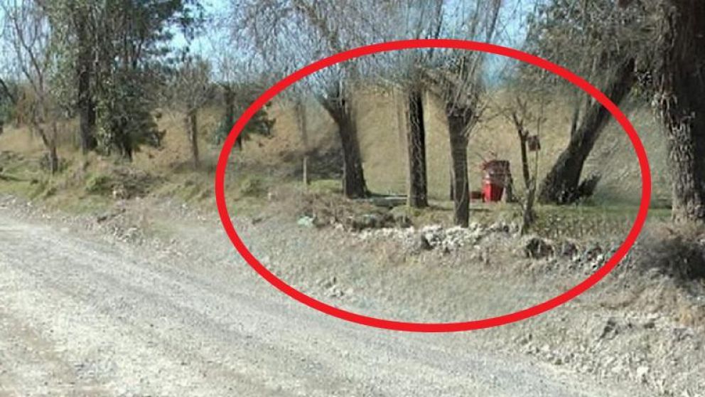 Esta es la gruta donde se lo vio al joven.