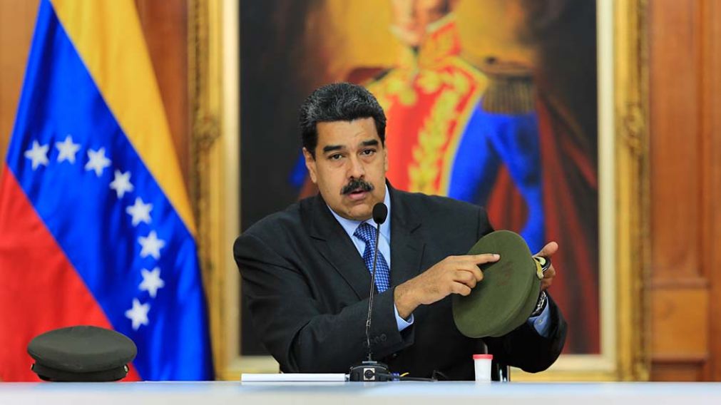 Pruebas. Las que presentó el líder bolivariano por cadena nacional. (AFP)