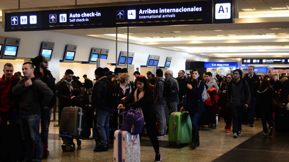 Aeroparque fue uno de los puntos amenazados (JB).