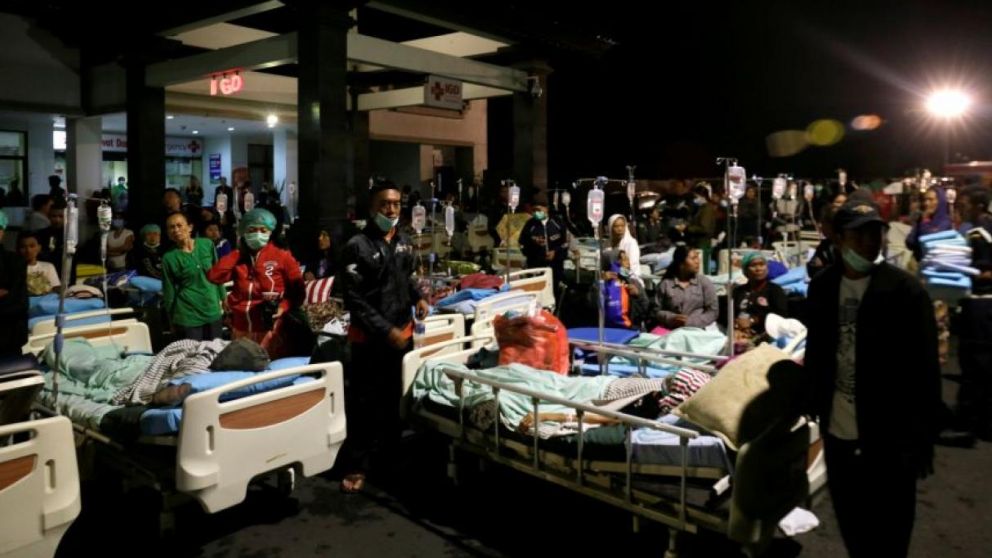 El fenómeno natural sacudió a Indonesia.