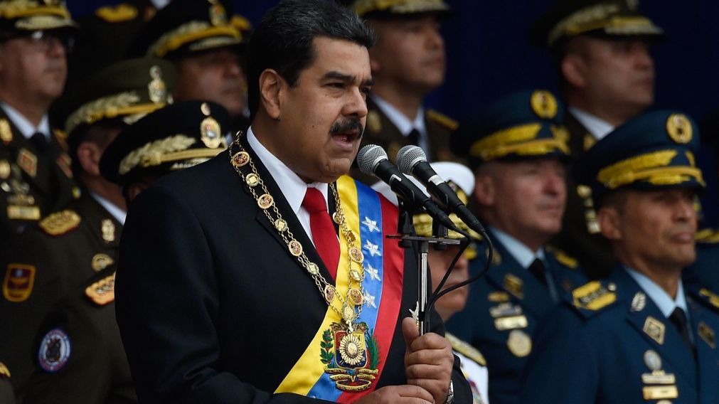 Maduro. Reelecto democr�ticamente sigue luchando contra una incansable oposici�n. (AFP)