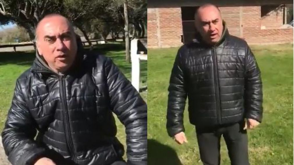 En el video editado se lo ve a Gustavo contando su historia de vida (Captura de video)