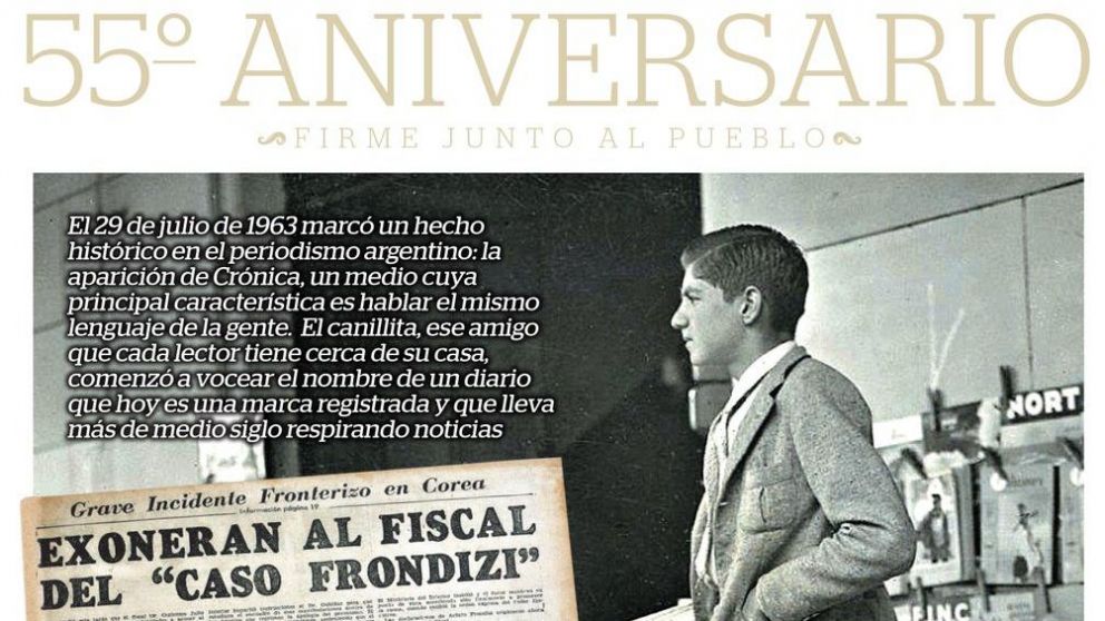 29 de julio de 1963: la aparición de Crónica, un medio cuya principal característica es hablar el mismo lenguaje de la gente.