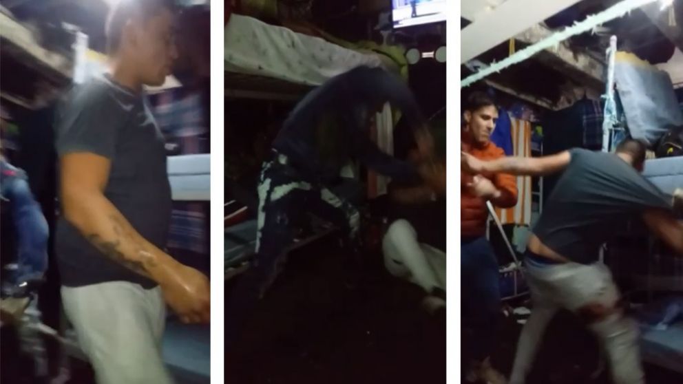 La víctima sufrió cortes en las piernas y en el glúteo. (Captura).