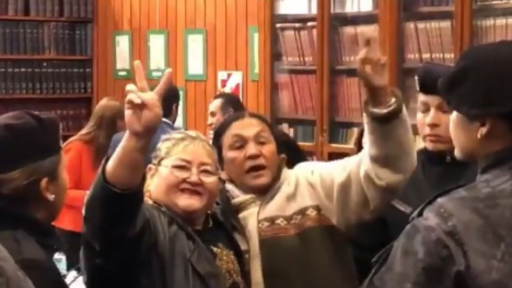 Milagro Sala fue desalojada luego del desacato en la audiencia.