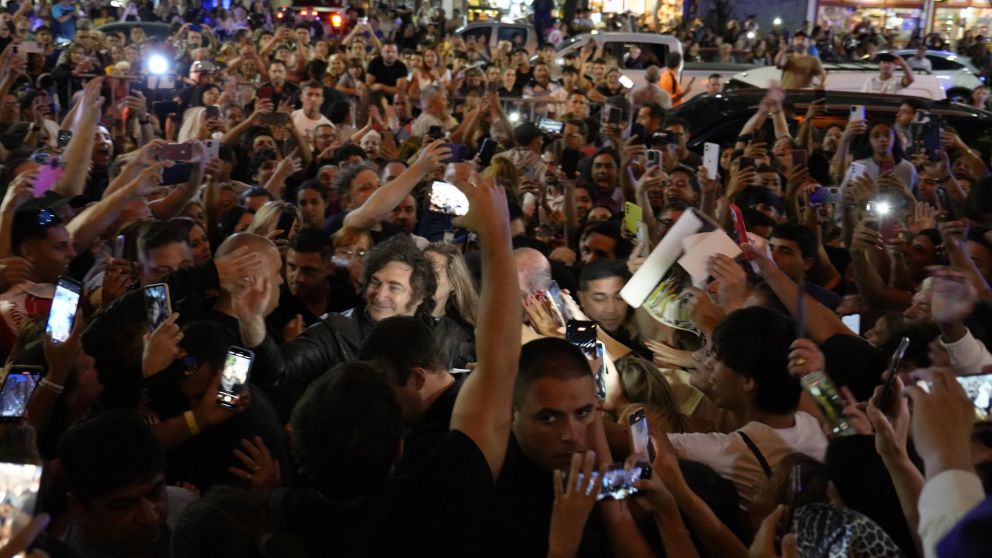 Javier Milei llegó a Mar del Plata.