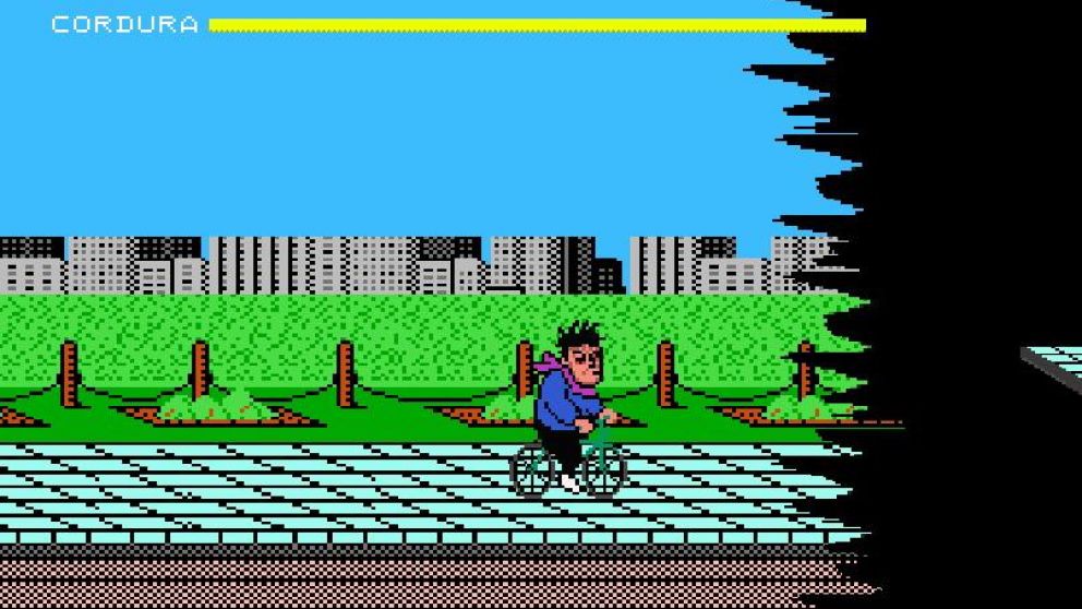 El juego que muestra cómo Pity va sorteando obstáculos.