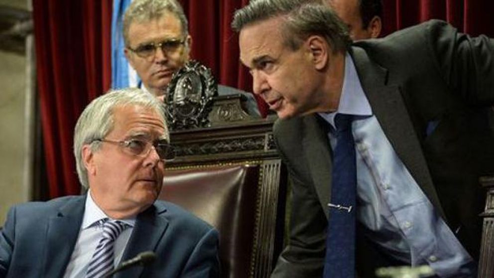 El bloque de Pichetto presentó un proyecto y el de Pinedo otro.