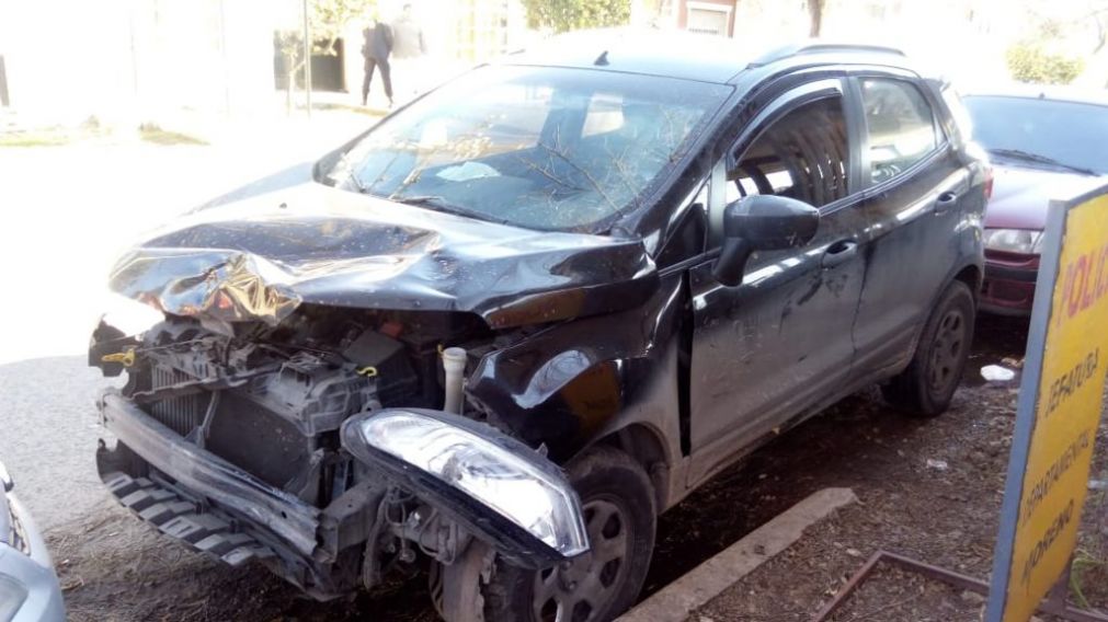 Así quedó la camioneta que protagonizó el accidente fatal. (Gentileza semanarioactualidad.com.ar)