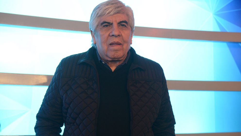 Hugo Moyano visitó los estudios de Crónica HD. (Hernan Nersesian/Diario Crónica)