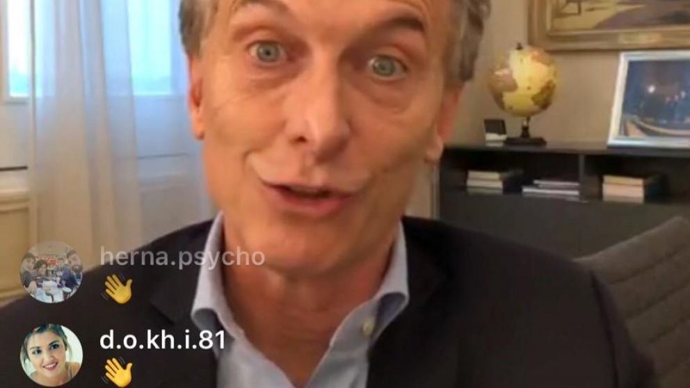 Desopilante vivo de Instagram de Macri: "¿Qué opinás sobre que te digan gato?"