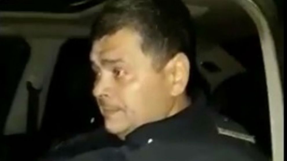 Este es el policía ebrio que protagonizó un accidente.