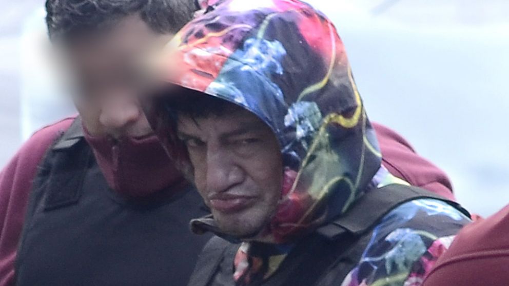 Pity, antes de quedar detenido en Ezeiza. (Fernando Pérez Re/Diario Crónica)