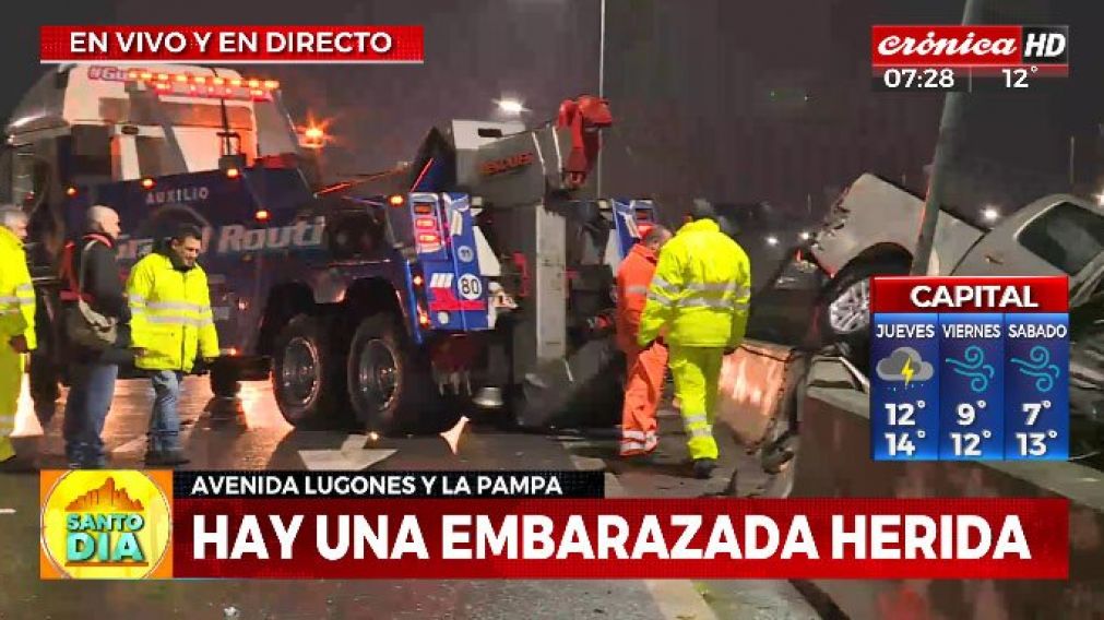 Los autos fueron removidos del lugar.