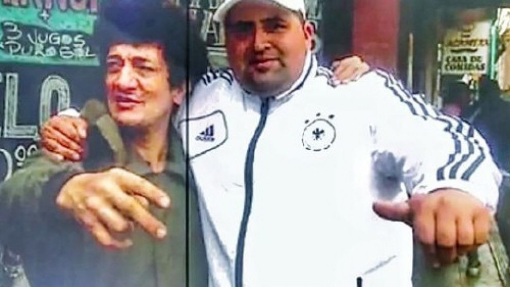 "No es mi amigo", dijo el cantante, pero acá está abrazado a Díaz.