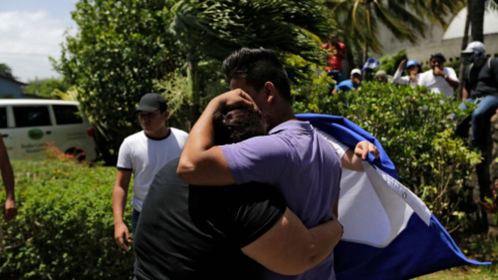 El inmenso dolor de la familia de uno de los fallecidos.