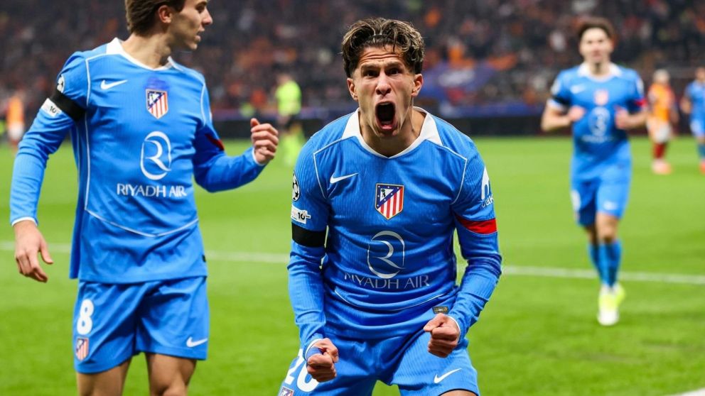 Giuliano Simeone anotó en el empate entre Atlético Madrid y Galatasaray por la Champions League