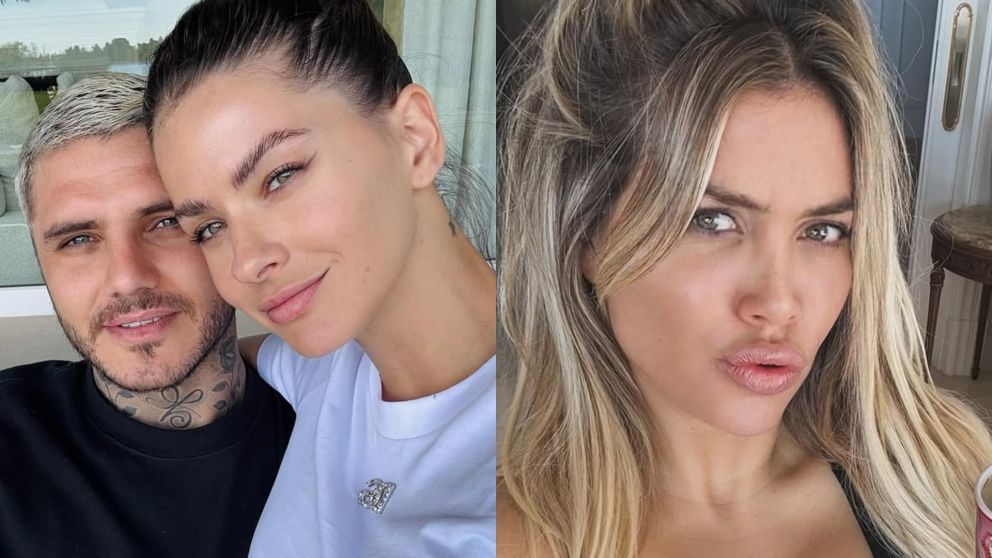 La China Suárez reaccionó a los rumores de la llegada de Mauro Icardi a River y lanzó un filoso "palito", ¿para Wanda Nara? (Foto: Instagram/ @sangrejaponesa y @wanda_nara).