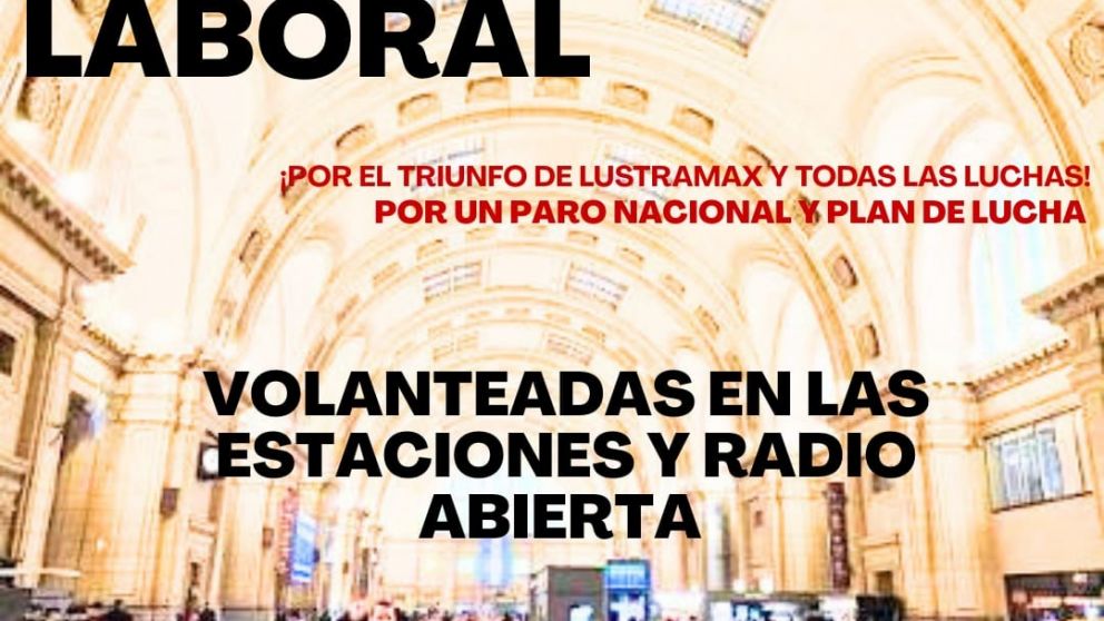 "Trenazo en el Rojo" contra la reforma laboral: dónde y cuándo