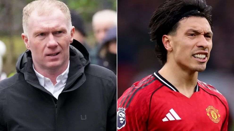 Arde Manchester United porque Paul Scholes se hizo el guapo con Lisandro Martínez y lo desafió: "Le mandé mi número..."