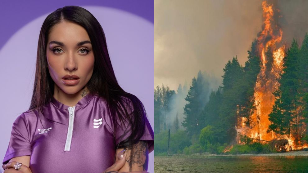 Frente al fuego, la solidaridad: el gesto de María Becerra