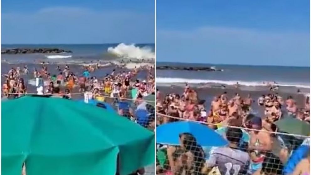Una quilmeña vivió en primera persona el mini tsunami que golpeó la Costa Atlántica: ¿qué dijo?